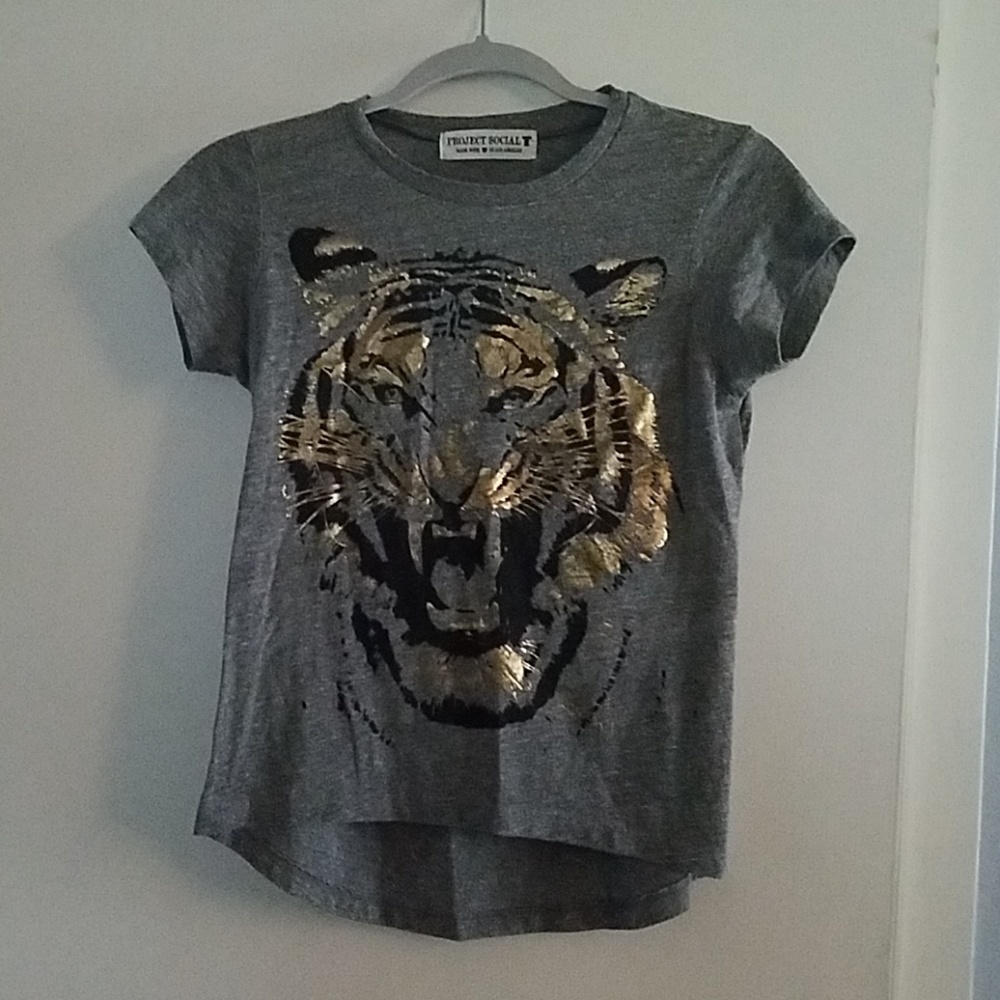 Grey Tiger Tee
